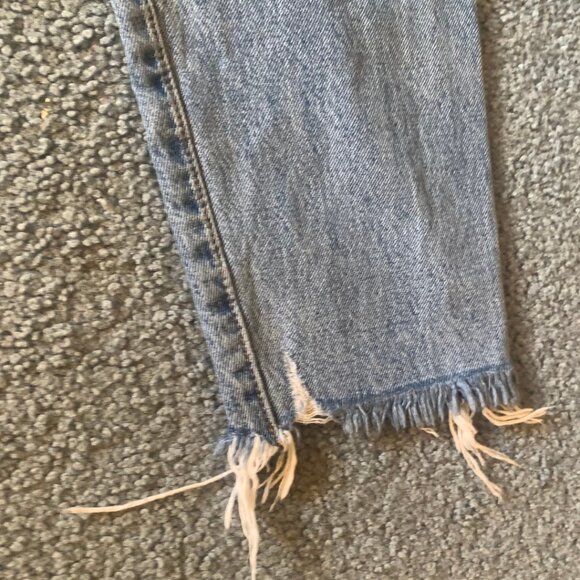 LEVI'S WEDGIE STRAIGHT BUTTON-FLY JEANS - SIZE 30 - Picture 12 of 13